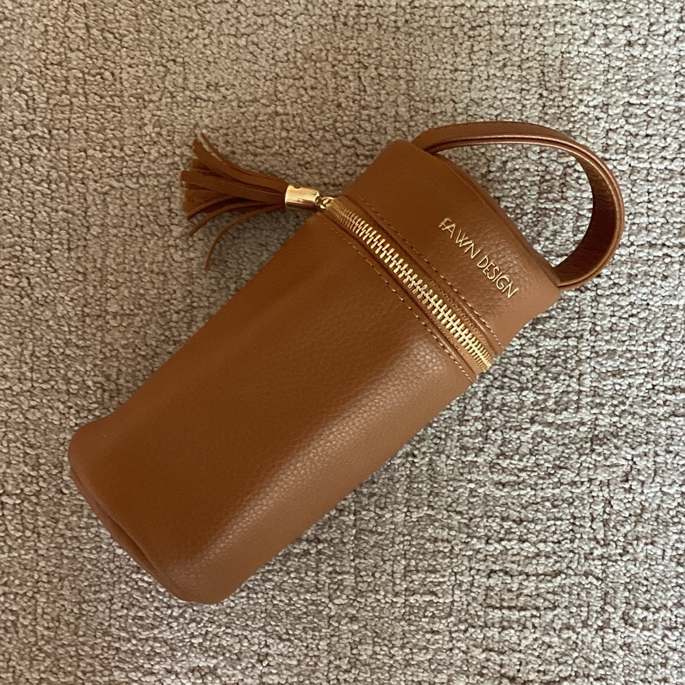 Fawn Design Faux Leather in Brown